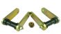 Heavy Duty Front Shackle Kit for '67-87 ('91) GM Trucks with Aftermarket (Lift) Springs and FUSH Kit, Greaseable