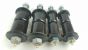 Front Spring Eye Bushing Kit for '67-87 ('91) GM Trucks, Stock Springs, Both Ends of Both Springs, Greasable