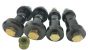 Front Spring  Eye Bushing Kit for '67-87 ('91) GM Trucks, Stock Springs, Both Ends of Both Springs, Non-Greasable