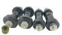Front Spring Eye Polyurethane Bushing Kit for '67-87 ('91) GM Trucks, Both Ends of Both Springs, Superlift/Skyjacker, Greasable