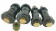 Front Spring Eye Polyurethane Bushing Kit for '67-87 ('91) GM Trucks, Both Ends of Both Springs, Superlift/Skyjacker, Non-Greasable